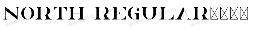 North Regular字体转换